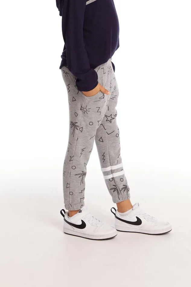 Kids Chaser Brand Boys Geo Palms Boys Pant