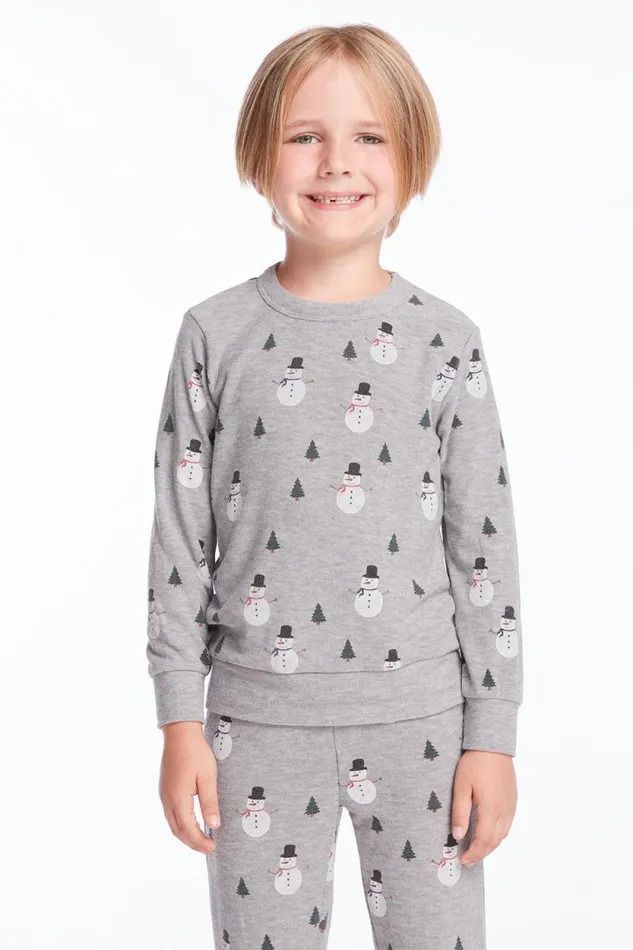 Kids Chaser Brand Boys Snow Daze Boys Long Sleeve