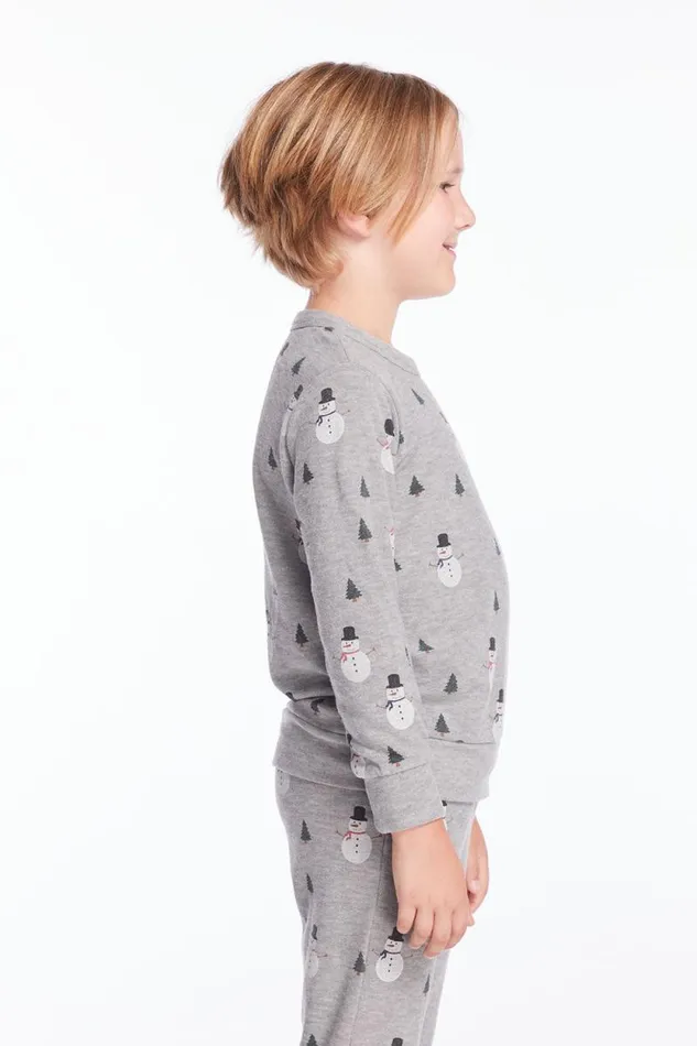 Kids Chaser Brand Boys Snow Daze Boys Long Sleeve