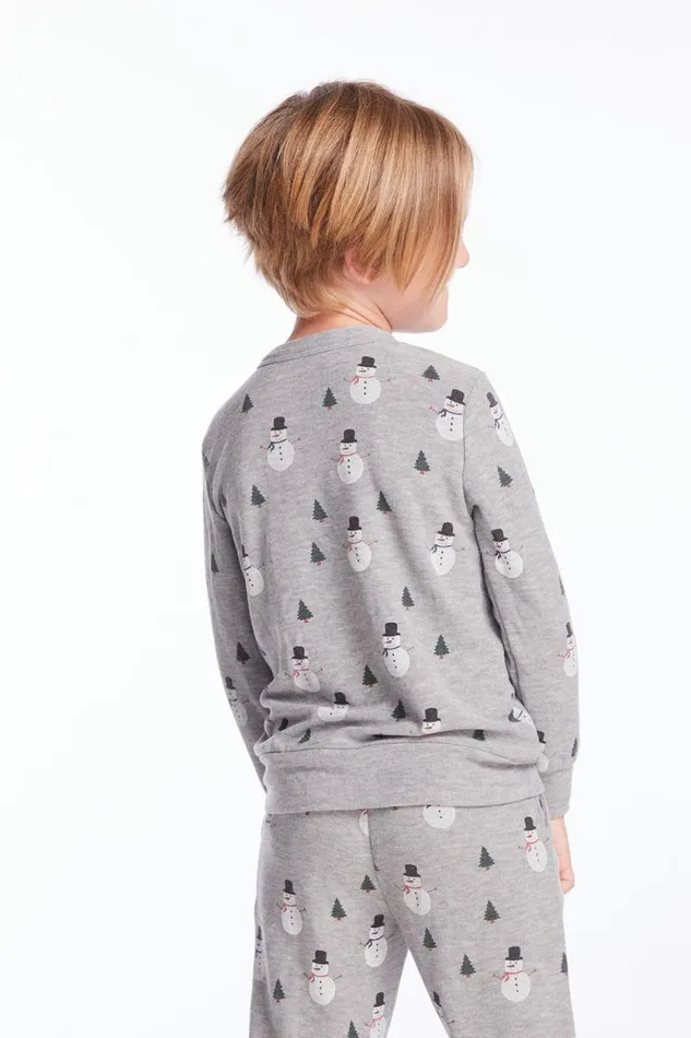 Kids Chaser Brand Boys Snow Daze Boys Long Sleeve