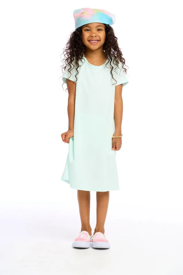 Kids Chaser Brand Girls Girls Cotton Jersey Short Sleeve Shirt Dress