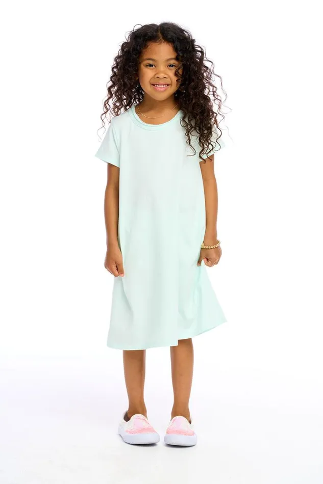 Kids Chaser Brand Girls Girls Cotton Jersey Short Sleeve Shirt Dress