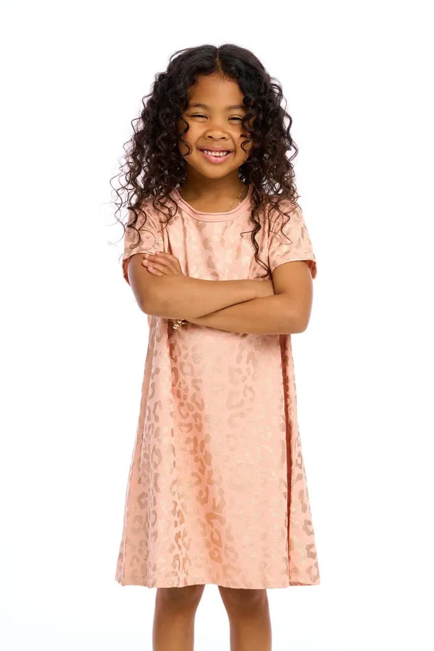 Kids Chaser Brand Girls Leopard Foil