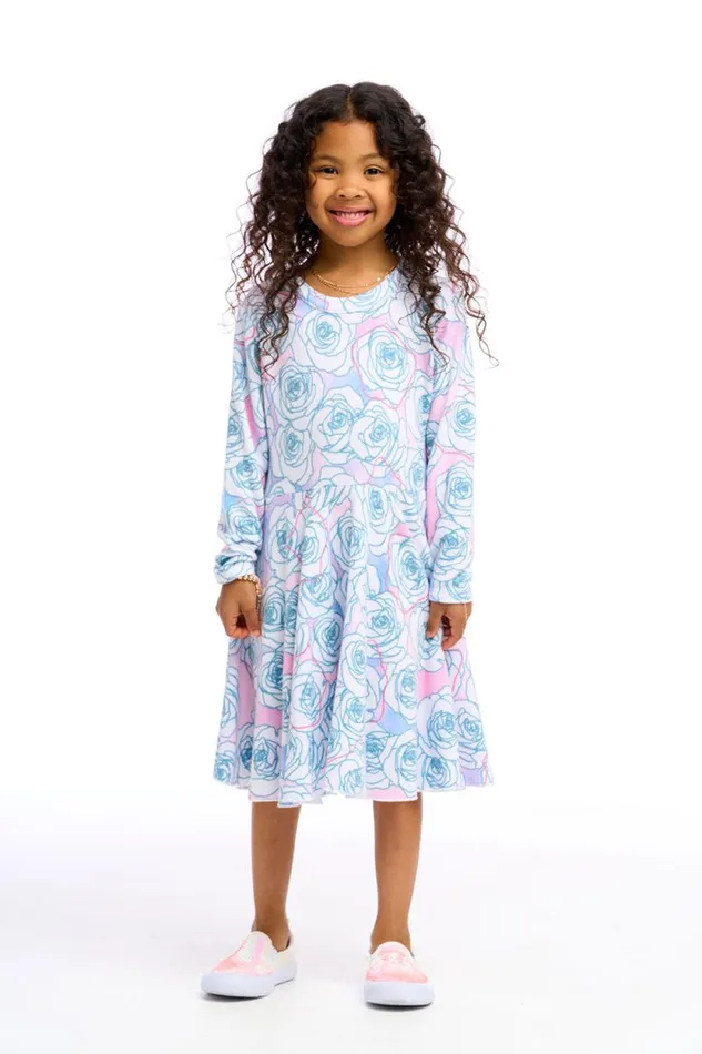 Kids Chaser Brand Girls Rose Tie Dye