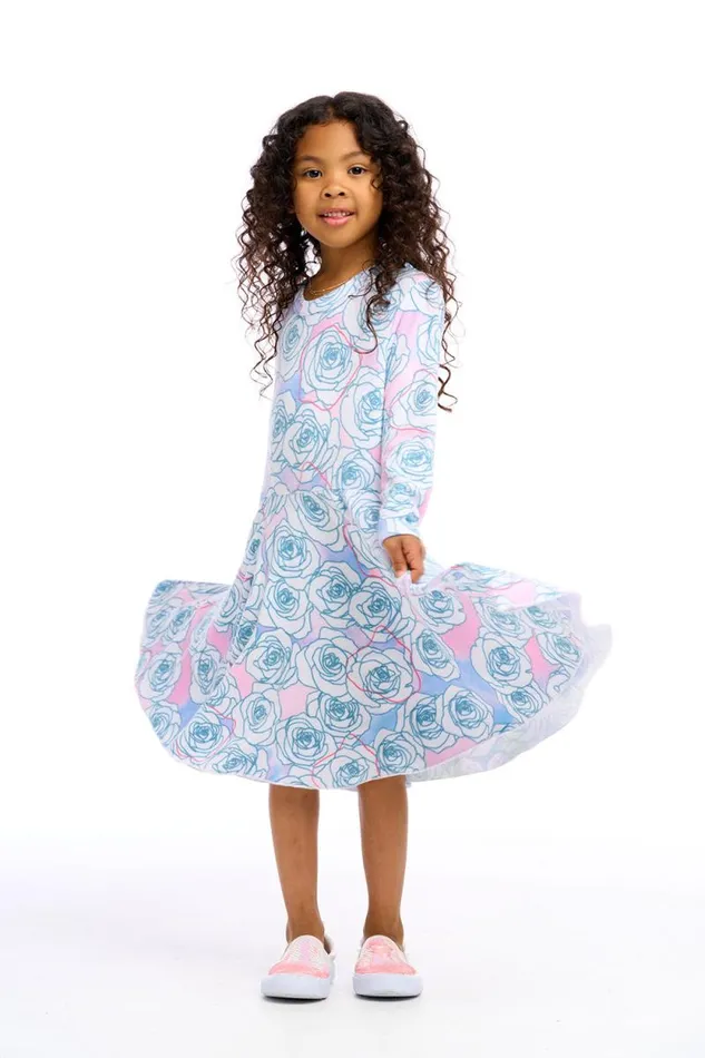 Kids Chaser Brand Girls Rose Tie Dye