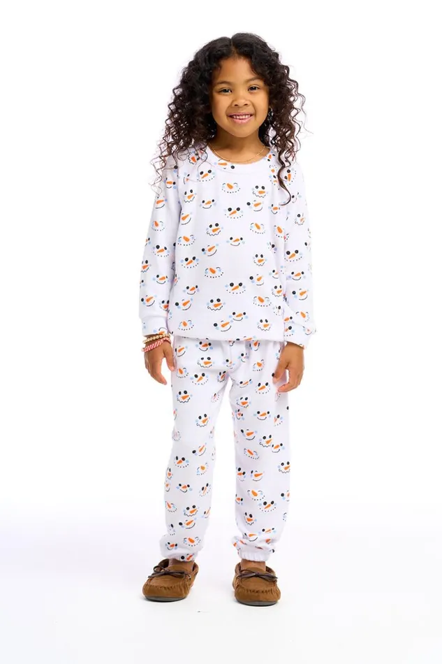 Kids Chaser Brand Girls Snowperson Pants