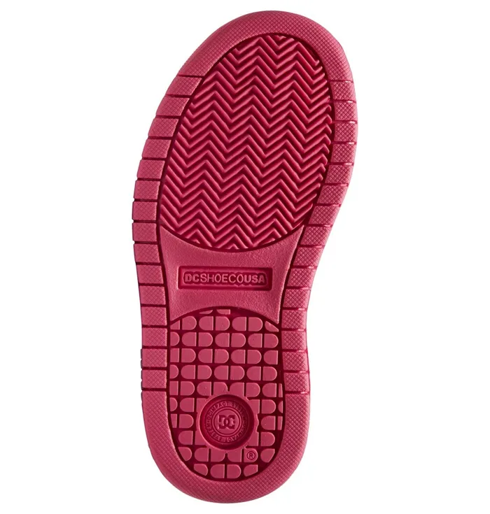 Kids DC Shoes Court Graffik Shoes blackpink stencil Sneakers