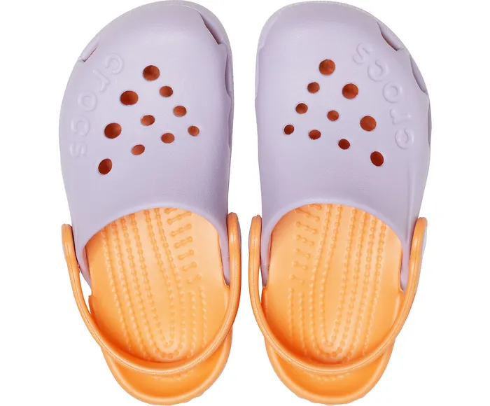 Kids Electro Clog LavenderCantaloupe Clogs Crocs GirlsBoys