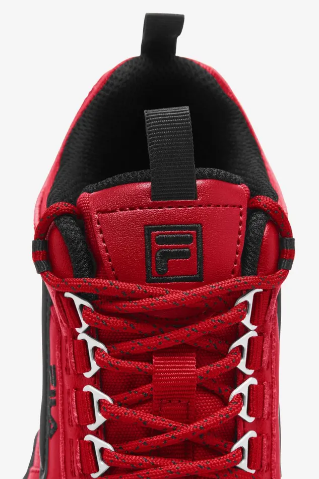 Kids Fila Little Kids 1053 Little Oakmont Tr Fila Red Black Fila Red