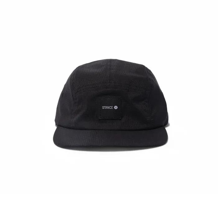 Kinectic 5 Panel Adjustable Cap Black MenWomenKids Stance Hats and Beanies