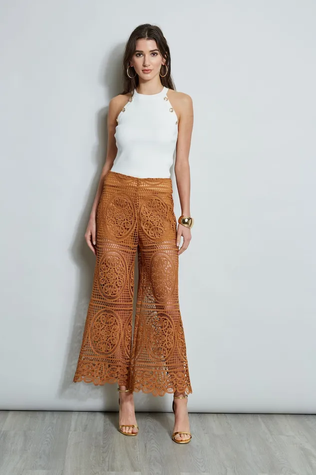 Knits and Sweaters Women Elie Tahari Halter Button Rib Tank Sky White