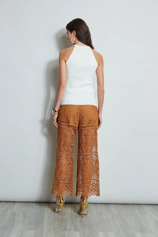 Knits and Sweaters Women Elie Tahari Halter Button Rib Tank Sky White