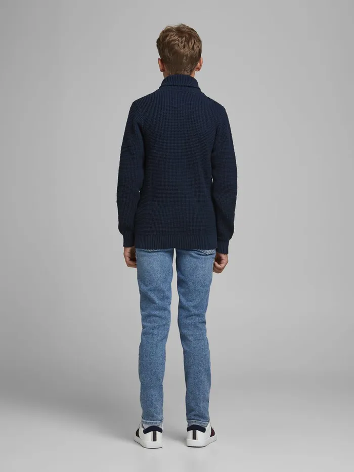 Knitwear JACK and JONES Junior BOYS KNITTED JUMPER Blue Sky Captain Popular