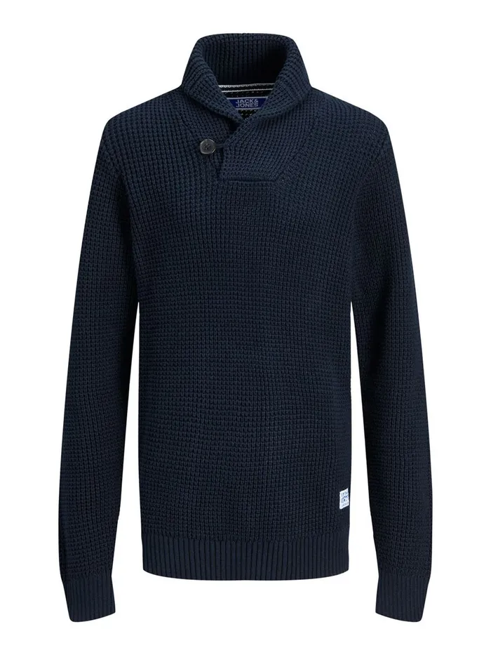 Knitwear JACK and JONES Junior BOYS KNITTED JUMPER Blue Sky Captain Popular