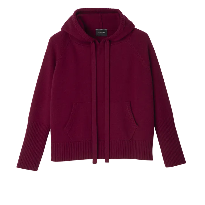 KnitwearTops and Blouses Women Hoodie jumper Beetroot Longchamp
