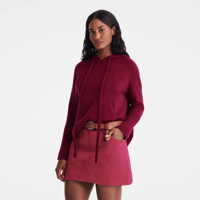 KnitwearTops and Blouses Women Hoodie jumper Beetroot Longchamp