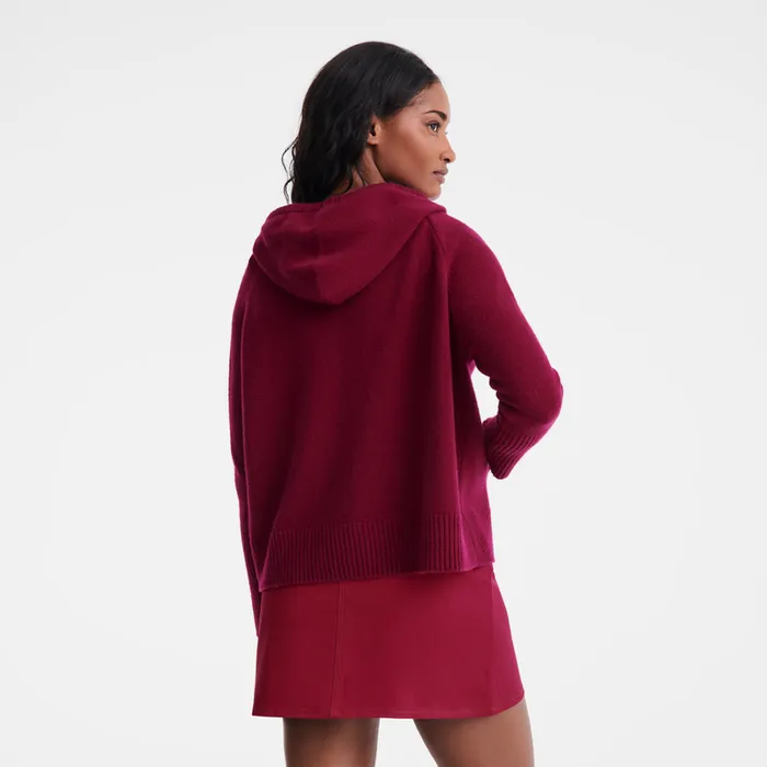 KnitwearTops and Blouses Women Hoodie jumper Beetroot Longchamp