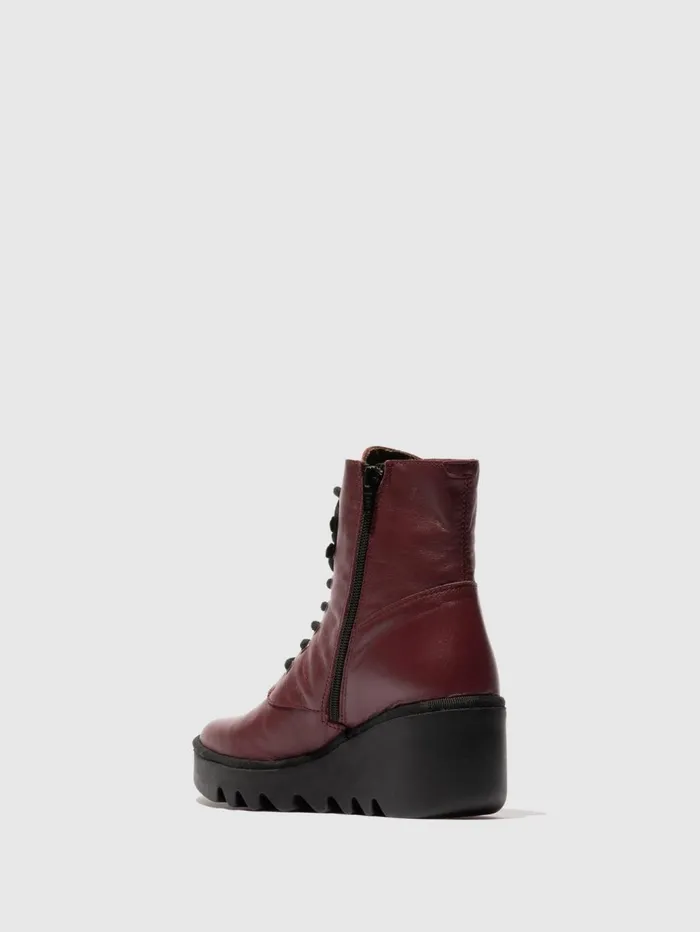 Laceup Ankle Boots BIRR534FLY WINE Women Fly London Ankle Boots