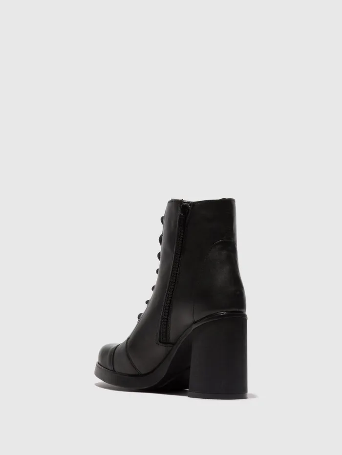 Laceup Ankle Boots SONY989FLY BLACK Women Fly London Ankle Boots