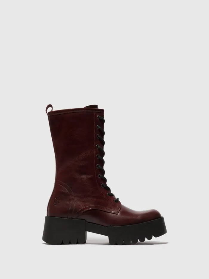 Laceup Boots ELNA008FLY WINE Women Fly London Boots