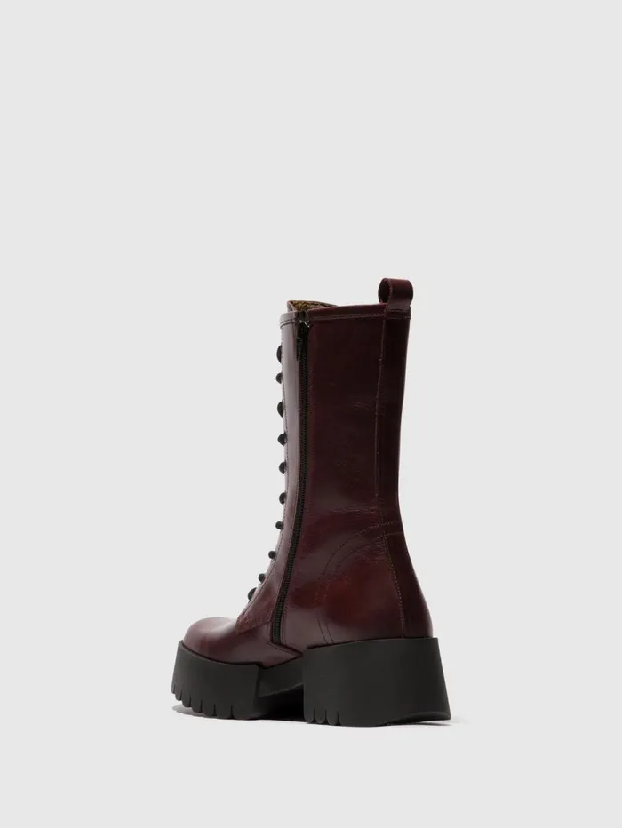 Laceup Boots ELNA008FLY WINE Women Fly London Boots