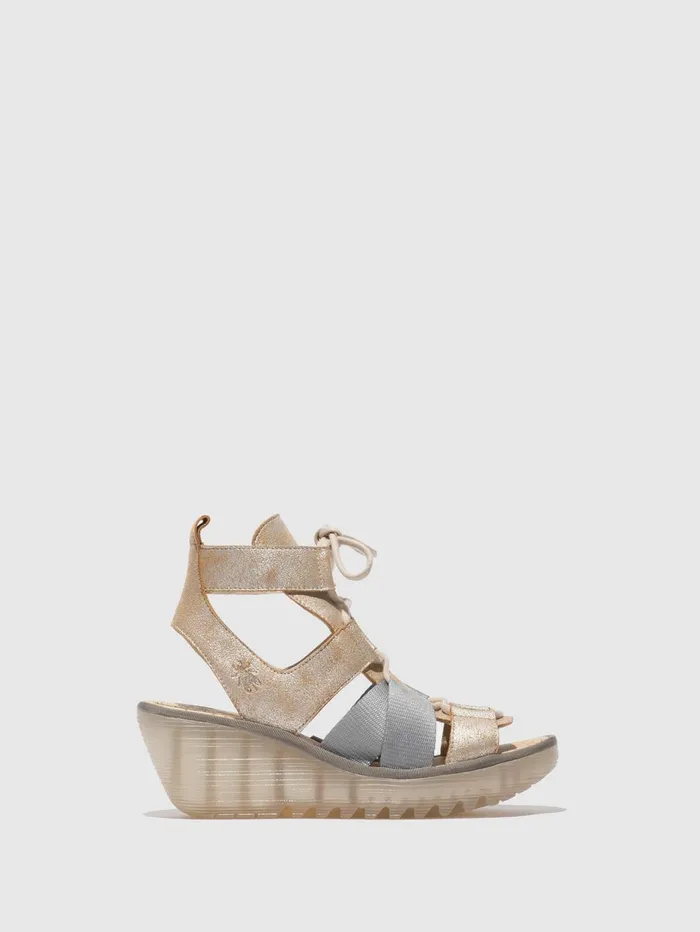 Laceup Sandals YACA413FLY PEARL Women Fly London Sandals