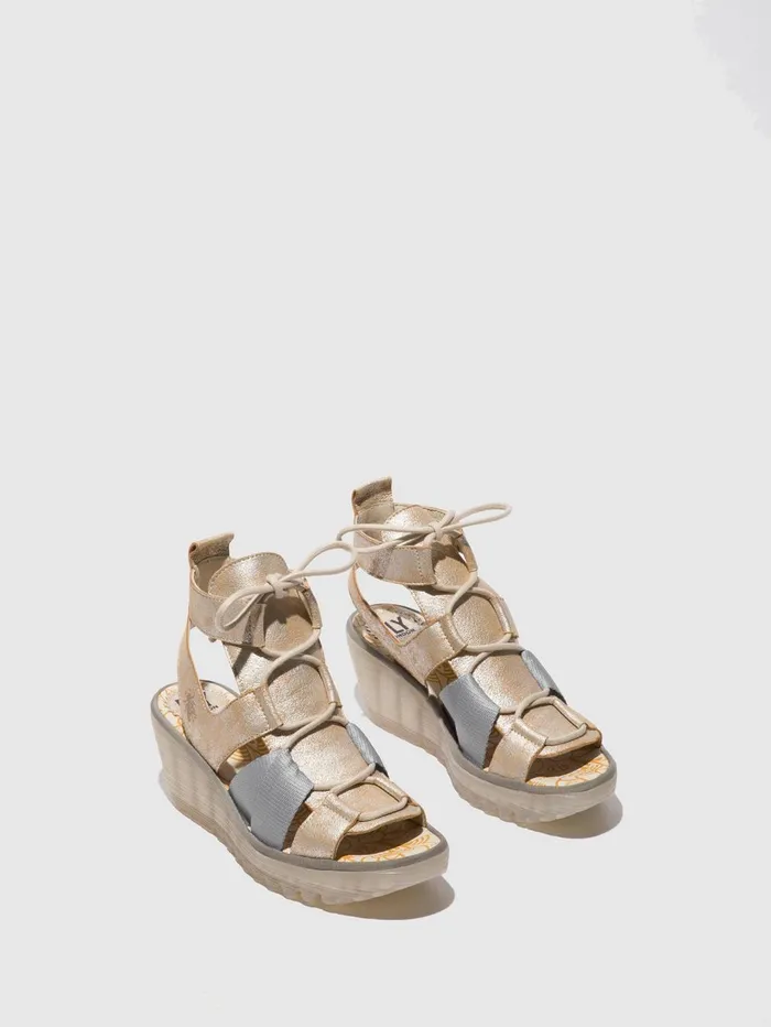 Laceup Sandals YACA413FLY PEARL Women Fly London Sandals
