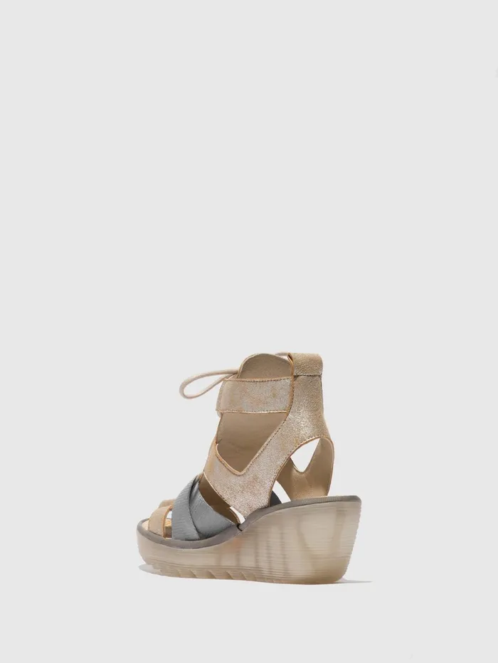 Laceup Sandals YACA413FLY PEARL Women Fly London Sandals
