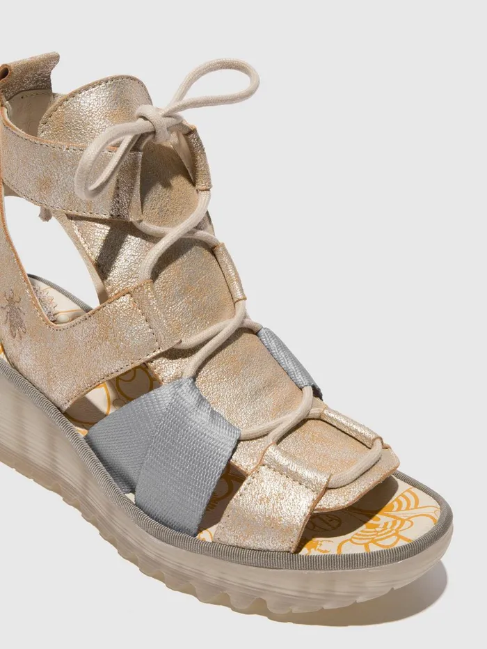 Laceup Sandals YACA413FLY PEARL Women Fly London Sandals