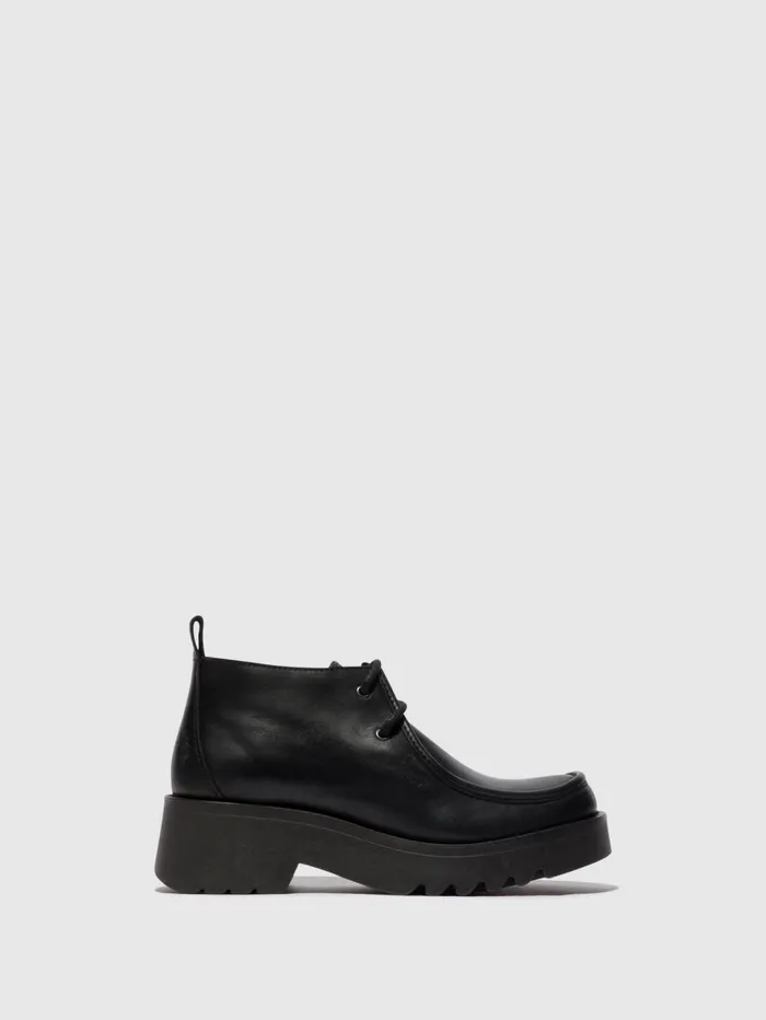 Laceup Shoes MEGG90FLY BLACK Women Fly London Shoes
