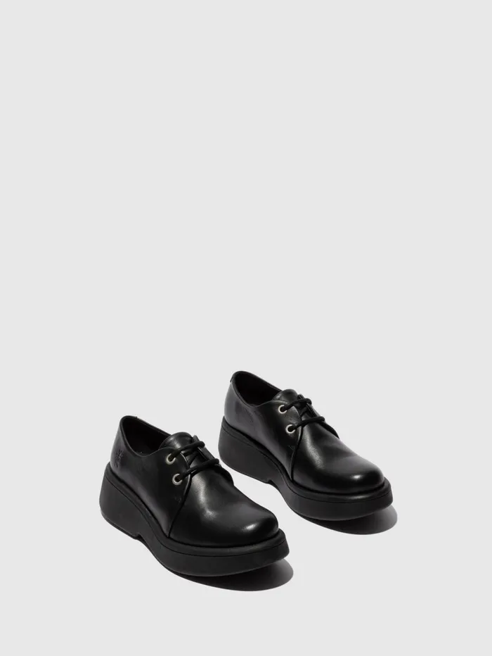 Laceup Shoes MEZI156FLY BLACK Women Fly London Shoes