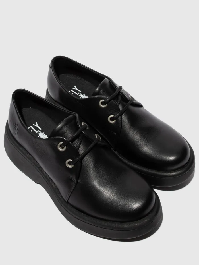 Laceup Shoes MEZI156FLY BLACK Women Fly London Shoes