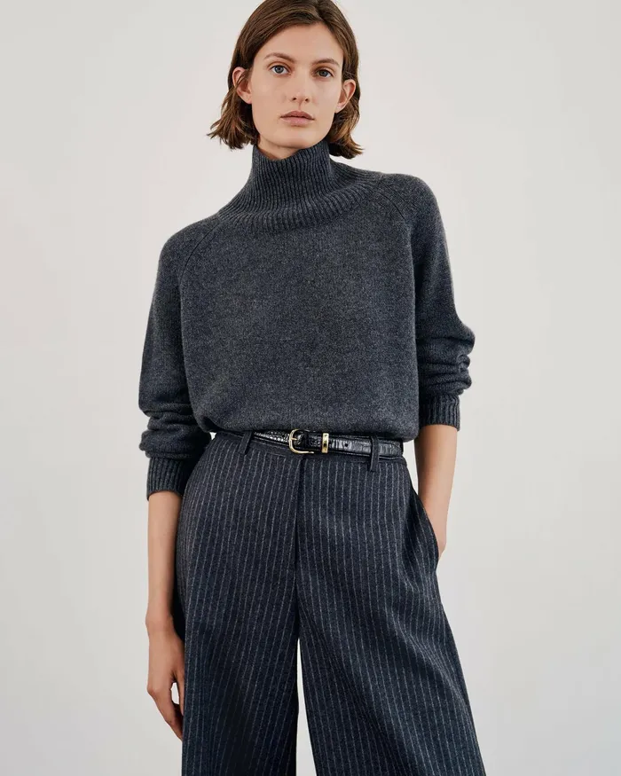 LANIE SWEATER Light Army Green Women Nili Lotan Knits and Sweaters