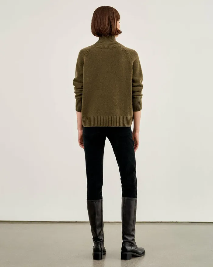 LANIE SWEATER Light Army Green Women Nili Lotan Knits and Sweaters