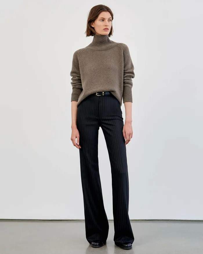 LANIE SWEATER Light Army Green Women Nili Lotan Knits and Sweaters