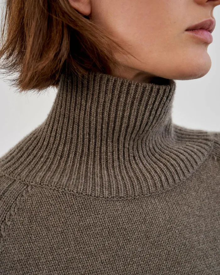 LANIE SWEATER Light Army Green Women Nili Lotan Knits and Sweaters