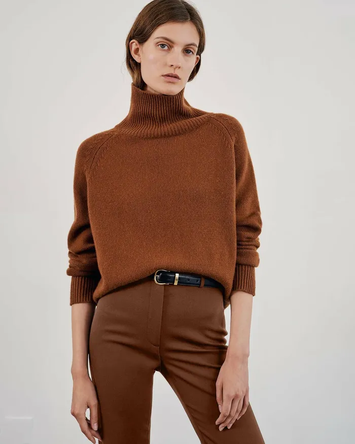 LANIE SWEATER Light Army Green Women Nili Lotan Knits and Sweaters
