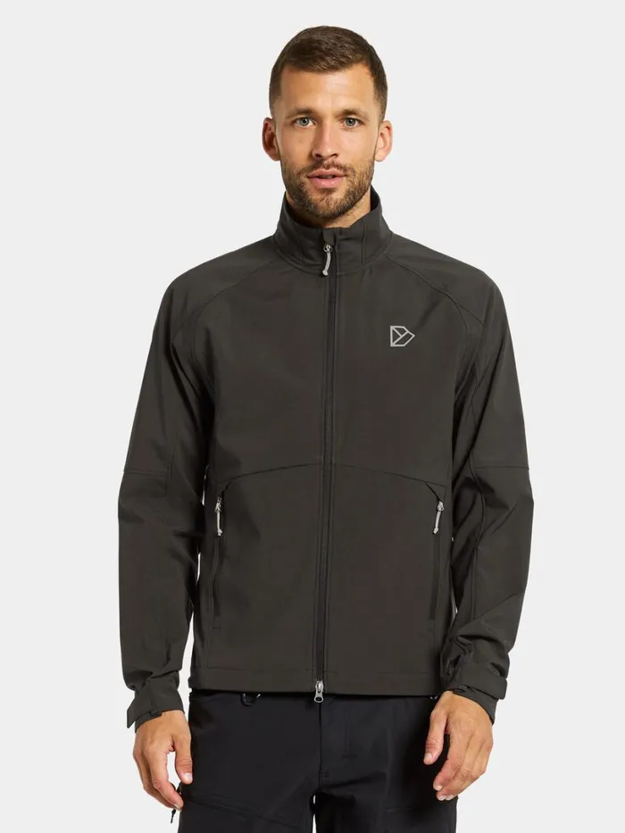 Lares Mens Jacket Black Men Didriksons Spring Jackets