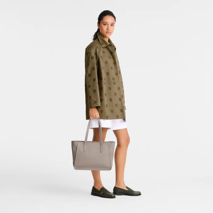Le Foulonn L Tote bag Turtledove Shoulder bags Longchamp Women