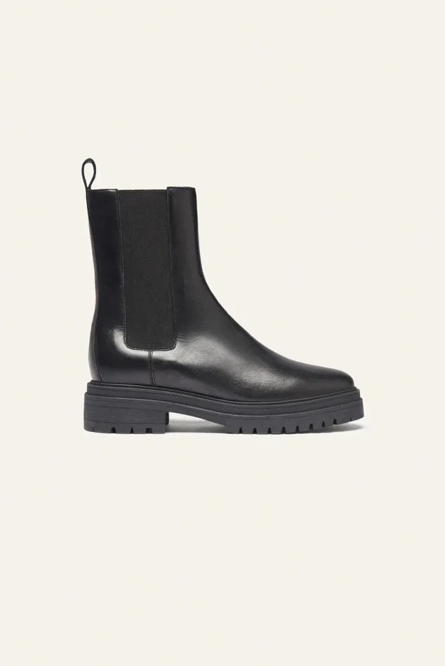 Leather Chelsea Boots Coda Black Women Baandsh Shoes