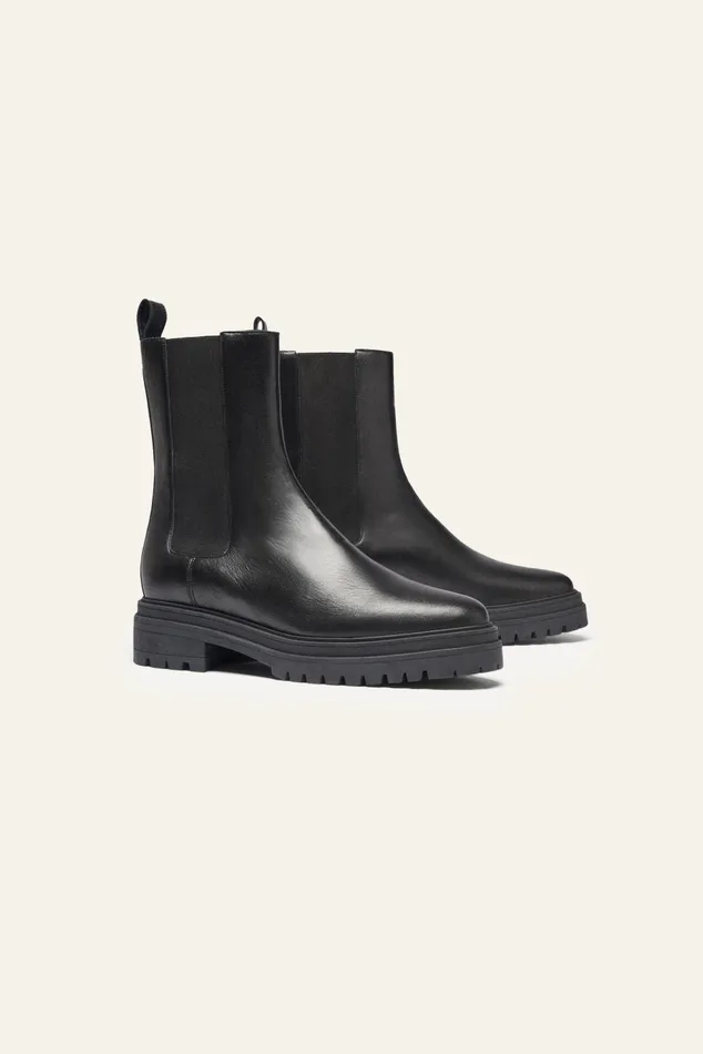 Leather Chelsea Boots Coda Black Women Baandsh Shoes