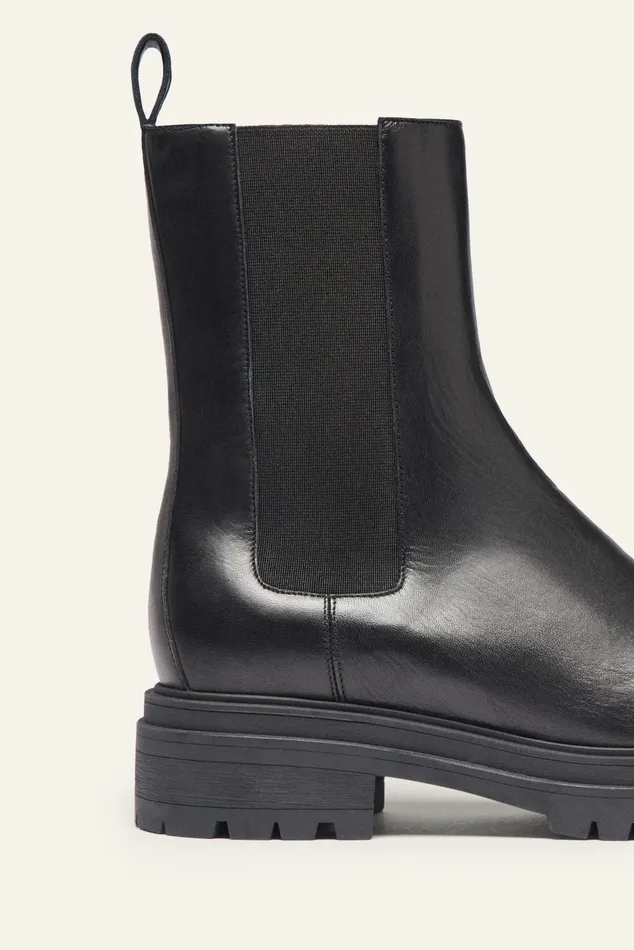 Leather Chelsea Boots Coda Black Women Baandsh Shoes