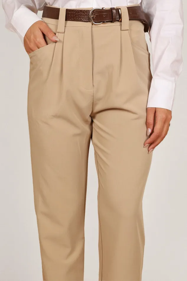 Lexie Pants Beige Pants Petal and Pup Women
