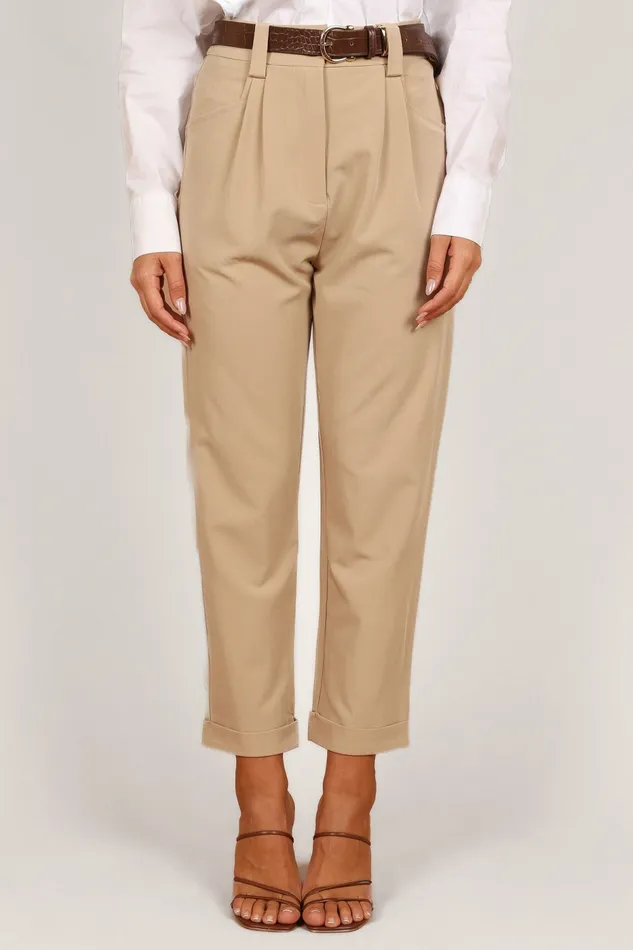 Lexie Pants Beige Pants Petal and Pup Women