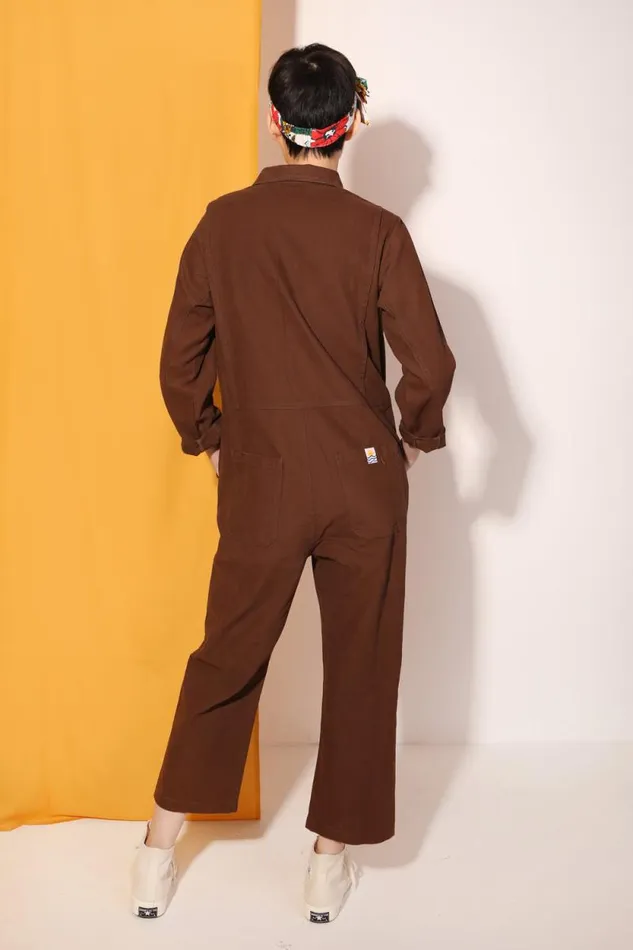 LF Markey Boilersuits Women Dominic Boilersuit Chocolate