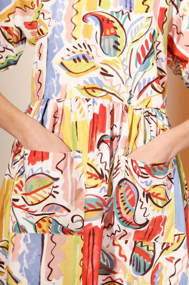 LF Markey Dresses Women Mitch Dress Painted Paisley