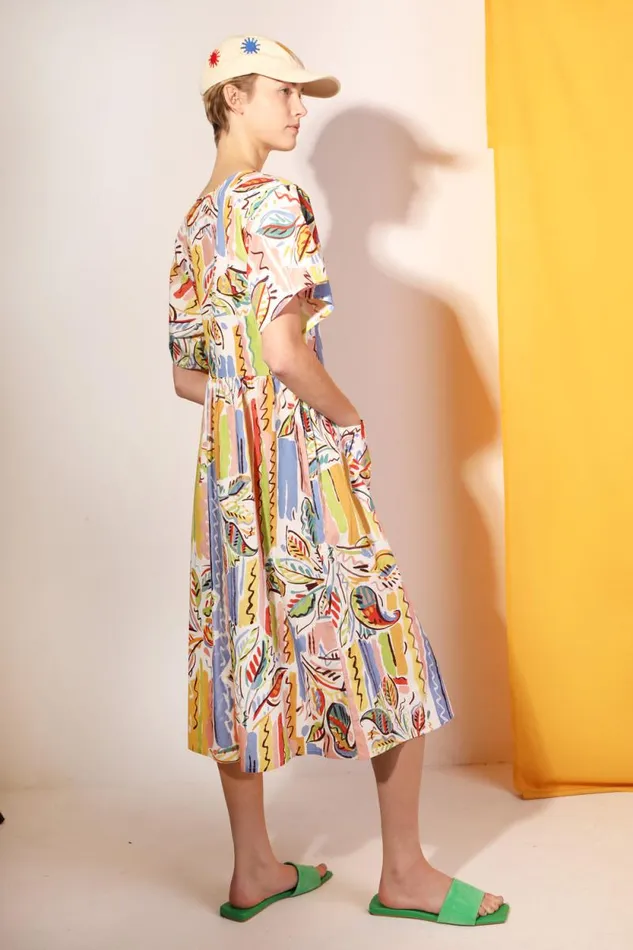 LF Markey Dresses Women Mitch Dress Painted Paisley