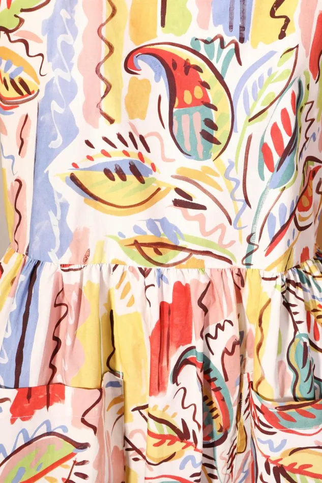 LF Markey Dresses Women Mitch Dress Painted Paisley