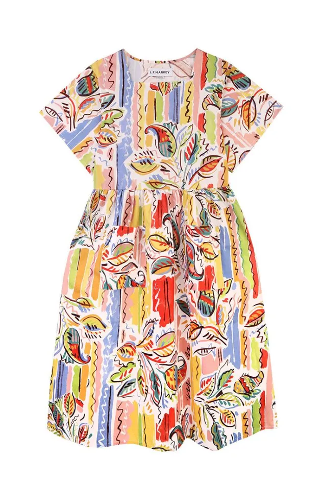 LF Markey Dresses Women Mitch Dress Painted Paisley