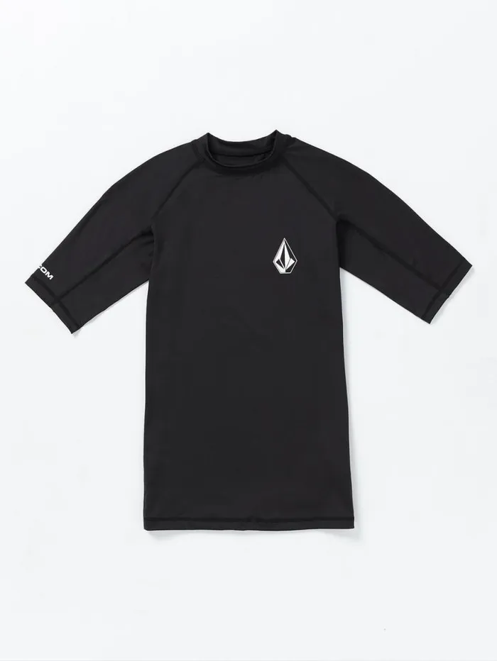 Lido Short Sleeve Shirt 8211 Black Mens Volcom Rashguards
